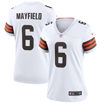 womens-nike-baker-mayfield-white-cleveland-browns-game-jers